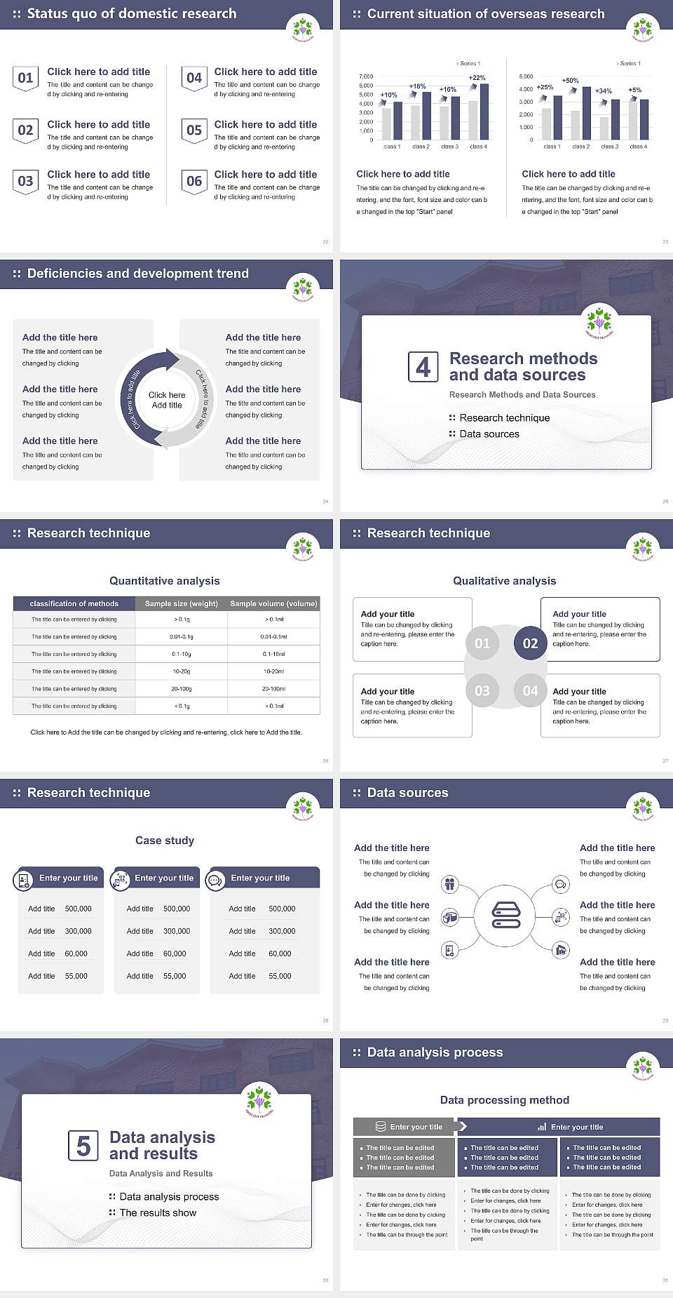 Cluster University of Srinagar Graduation Thesis Defense PPT Template4:3 ratio PPT effect preview image4