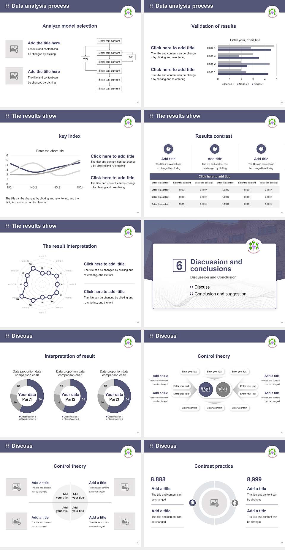 Cluster University of Srinagar Graduation Thesis Defense PPT Template4:3 ratio PPT effect preview image5
