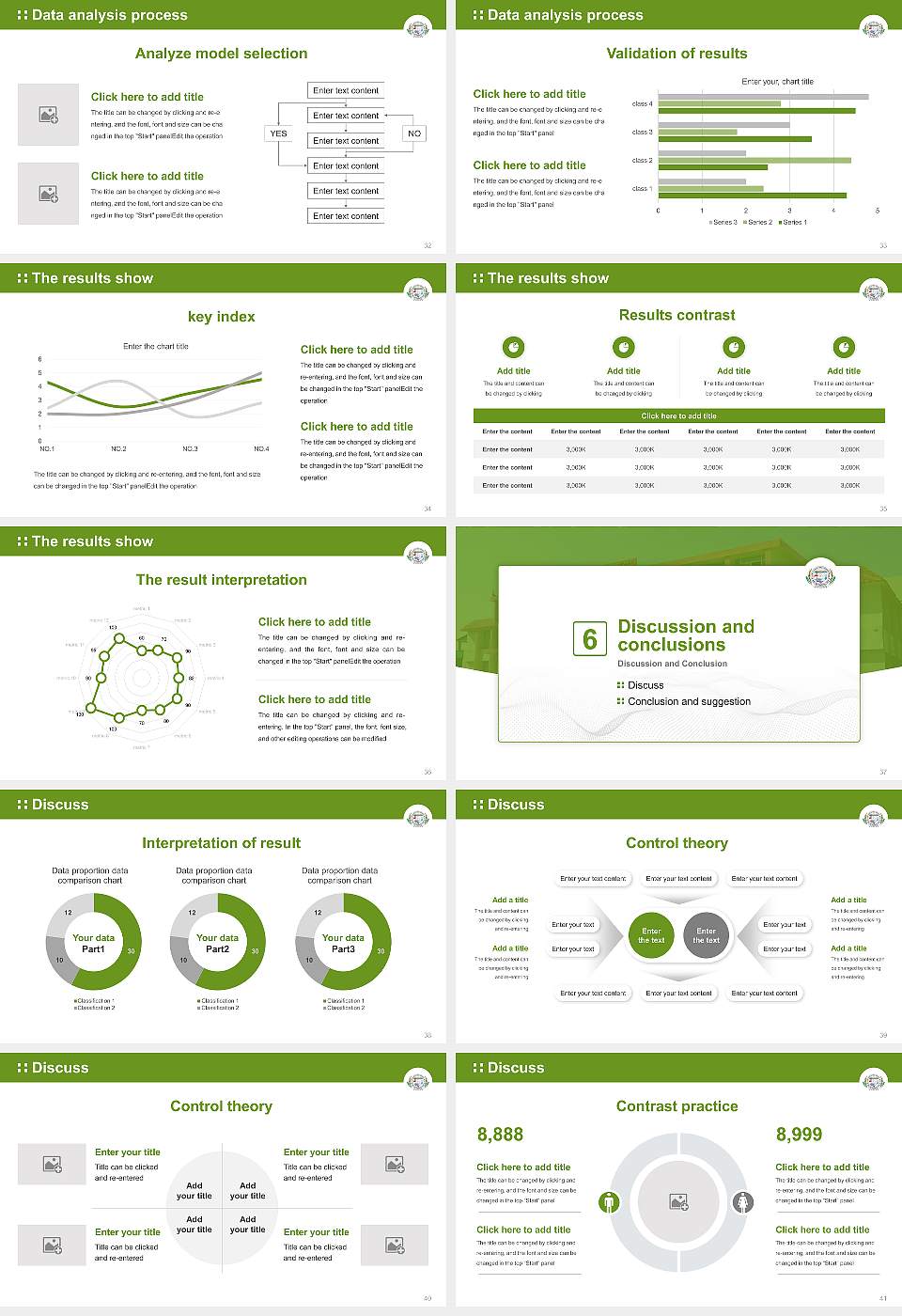 Central Agricultural University Graduation Thesis Defense PPT Template16:9 ratio PPT effect preview image5