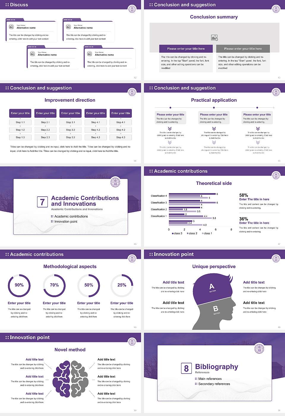 Amherst College Graduation Thesis Defense PPT Template16:9 ratio PPT effect preview image6