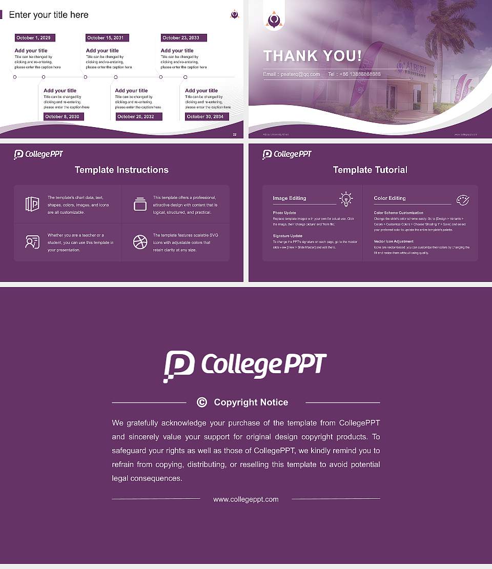 Albizu University-Miami Lecture Sharing and Networking Event PPT Template16:9 ratio PPT effect preview image4
