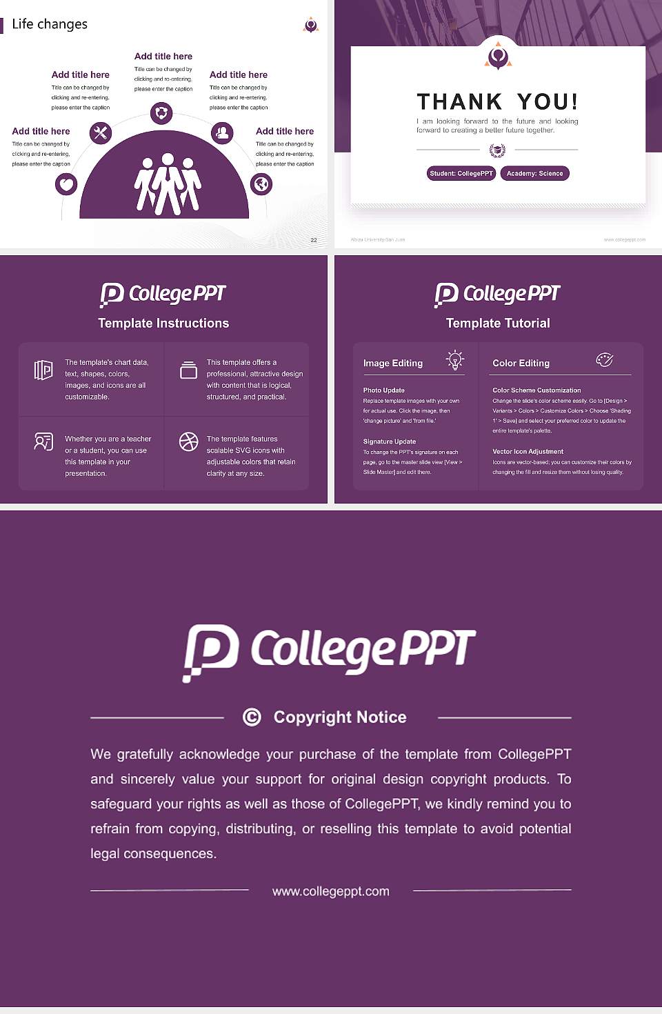 Albizu University-San Juan National Scholarship Defense PPT Template4:3 ratio PPT effect preview image4