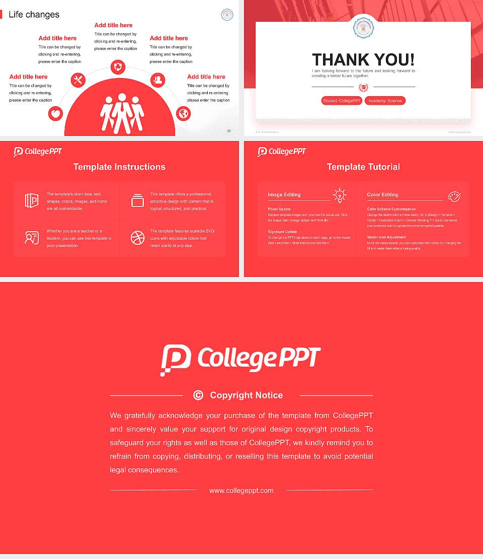 C.U. Shah University National Scholarship Defense PPT Template16:9 ratio PPT effect preview image4
