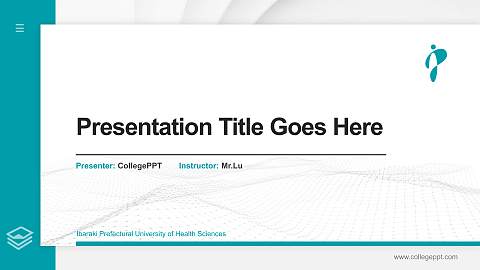 Ibaraki Prefectural University of Health Sciences Thesis Proposal/Graduation Defense PPT Template