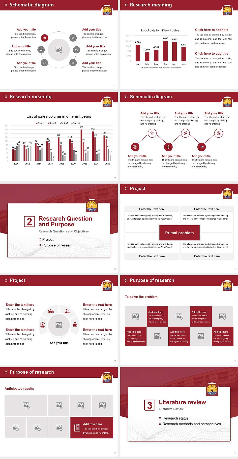 Gandhi Institute of Technology and Management (GITAM) Graduation Thesis Defense PPT Template4:3 ratio PPT effect preview image3
