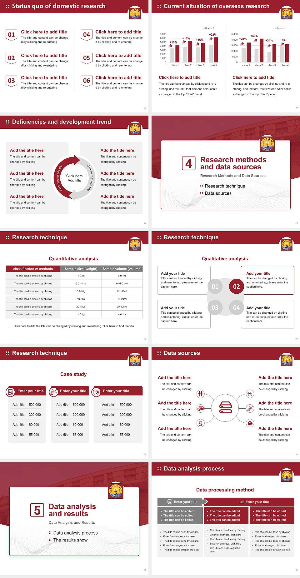 Gandhi Institute of Technology and Management (GITAM) Graduation Thesis Defense PPT Template4:3 ratio PPT effect preview image4