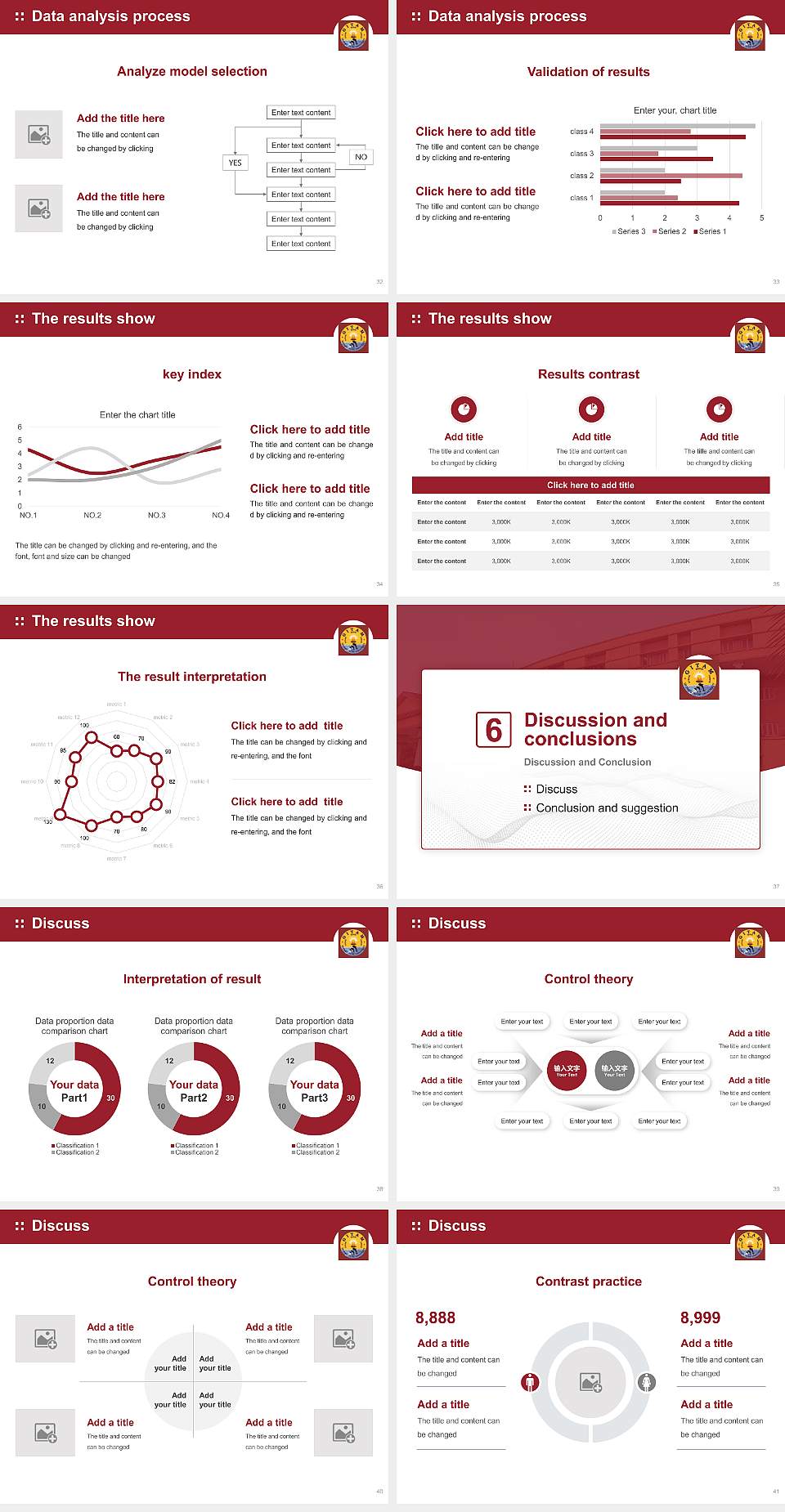 Gandhi Institute of Technology and Management (GITAM) Graduation Thesis Defense PPT Template4:3 ratio PPT effect preview image5