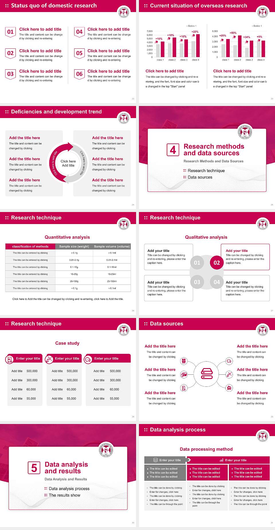 Pohang University of Science and Technology Graduation Thesis Defense PPT Template4:3 ratio PPT effect preview image4