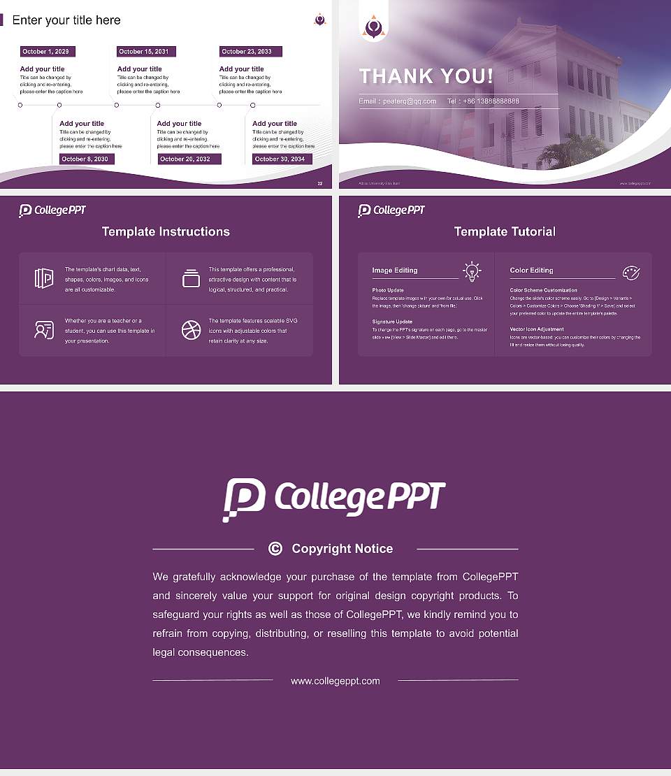 Albizu University-San Juan Lecture Sharing and Networking Event PPT Template16:9 ratio PPT effect preview image4