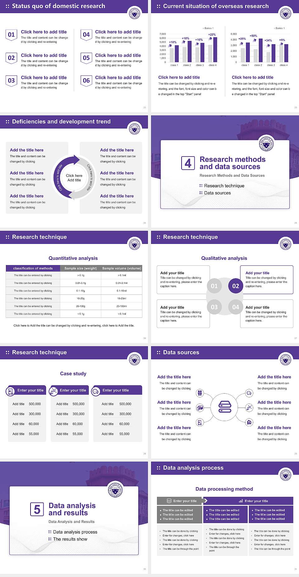 Dr Bhimrao Ambedkar University, Agra Graduation Thesis Defense PPT Template4:3 ratio PPT effect preview image4