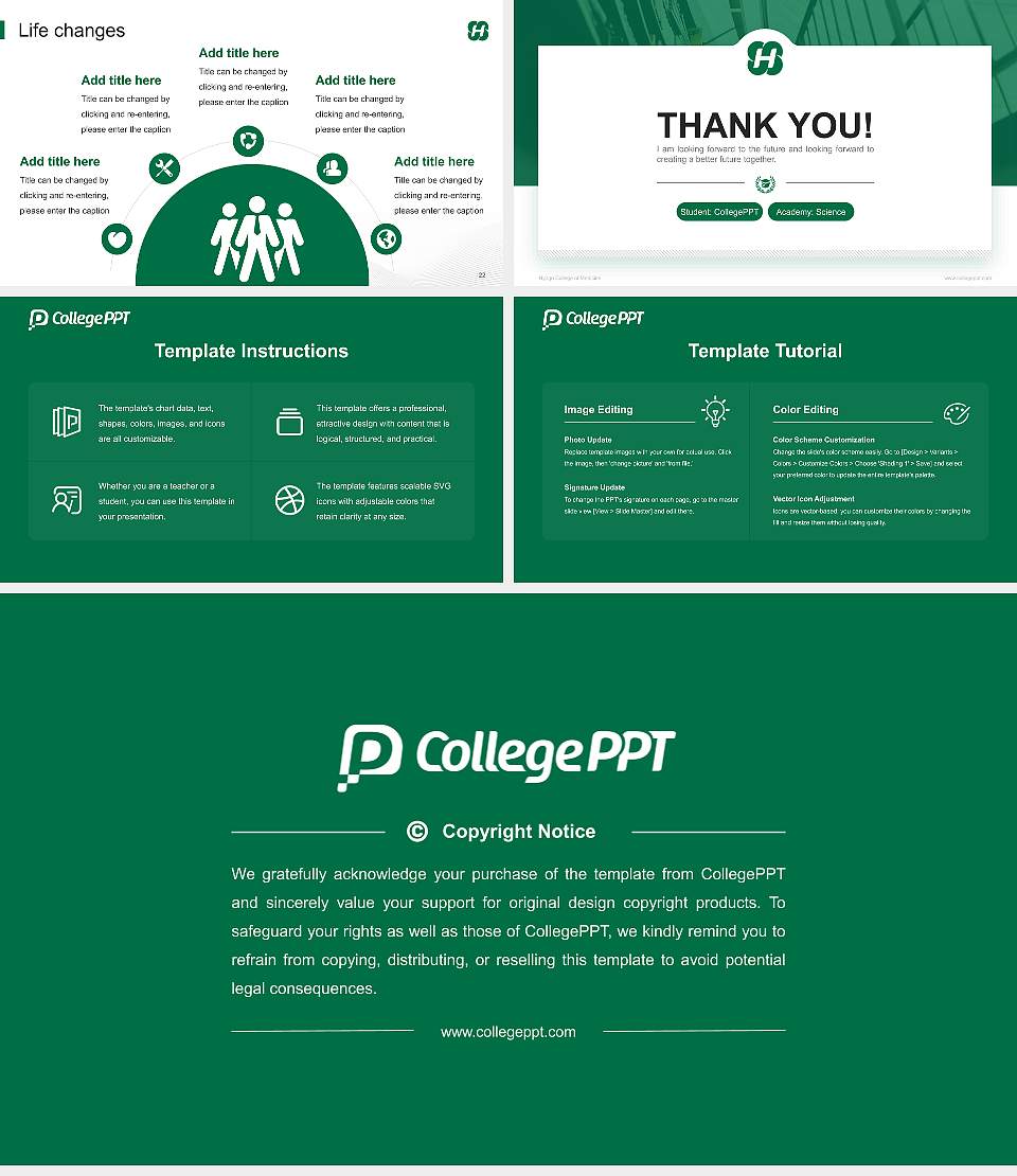 Hyogo College of Medicine National Scholarship Defense PPT Template16:9 ratio PPT effect preview image4
