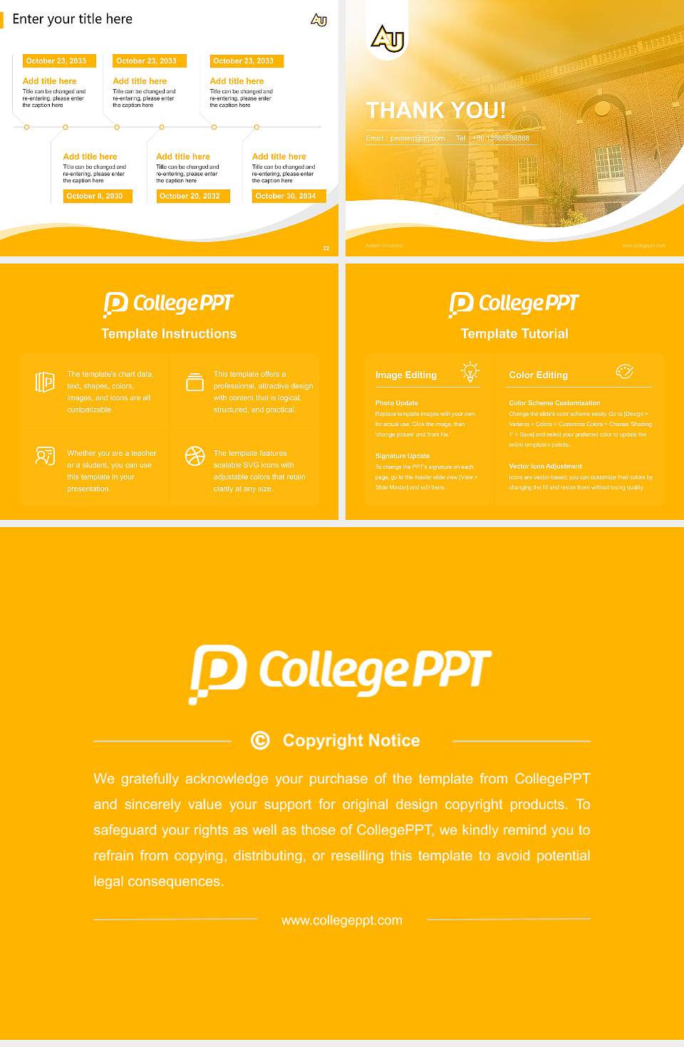 Adelphi University Lecture Sharing and Networking Event PPT Template4:3 ratio PPT effect preview image4