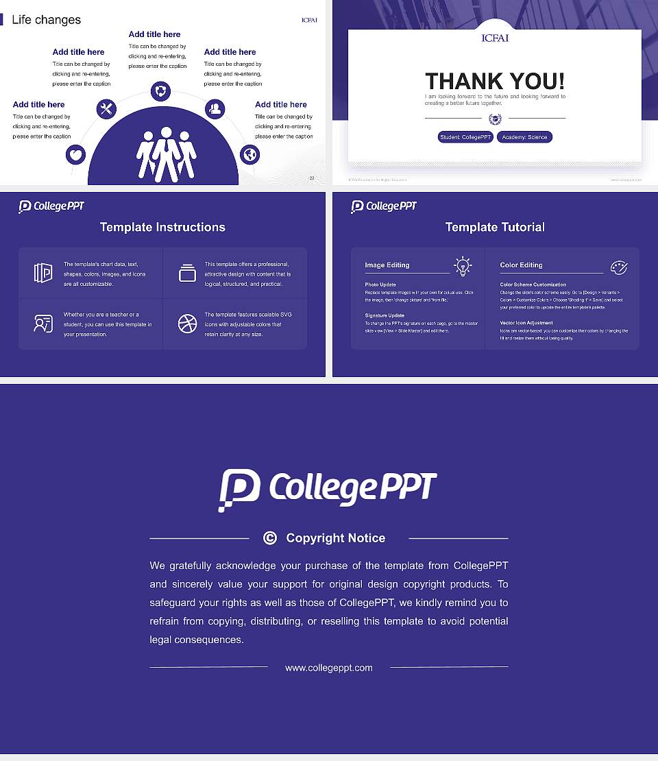 ICFAI Foundation for Higher Education National Scholarship Defense PPT Template16:9 ratio PPT effect preview image4