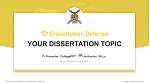 Bharati Vidyapeeth Disputation Powerpoint Vorlage