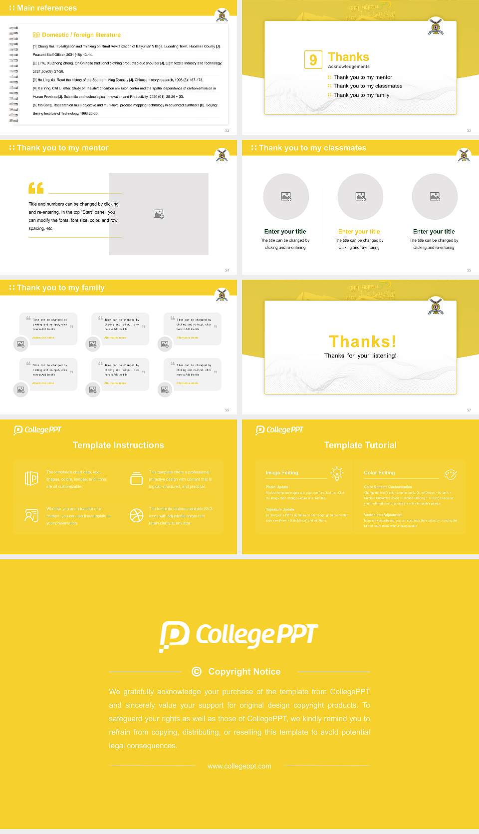Bharati Vidyapeeth Graduation Thesis Defense PPT Template16:9 ratio PPT effect preview image7