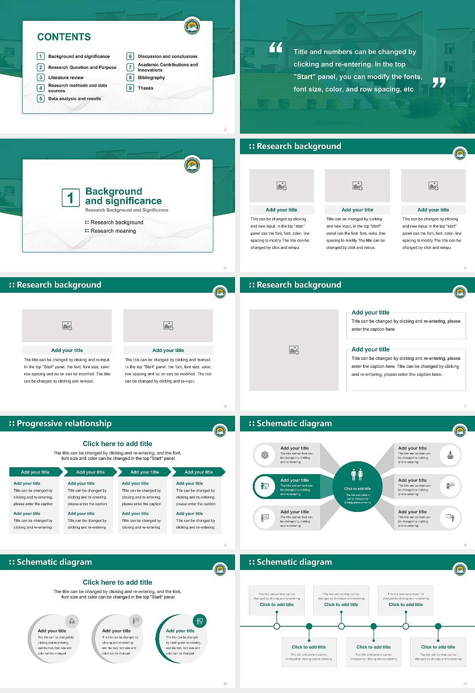 Chaudhary Devi Lal University Graduation Thesis Defense PPT Template16:9 ratio PPT effect preview image2