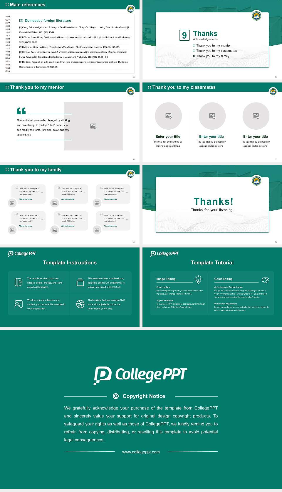 Chaudhary Devi Lal University Graduation Thesis Defense PPT Template16:9 ratio PPT effect preview image7