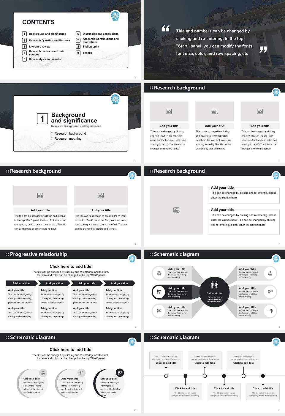 Gauhati University Graduation Thesis Defense PPT Template16:9 ratio PPT effect preview image2