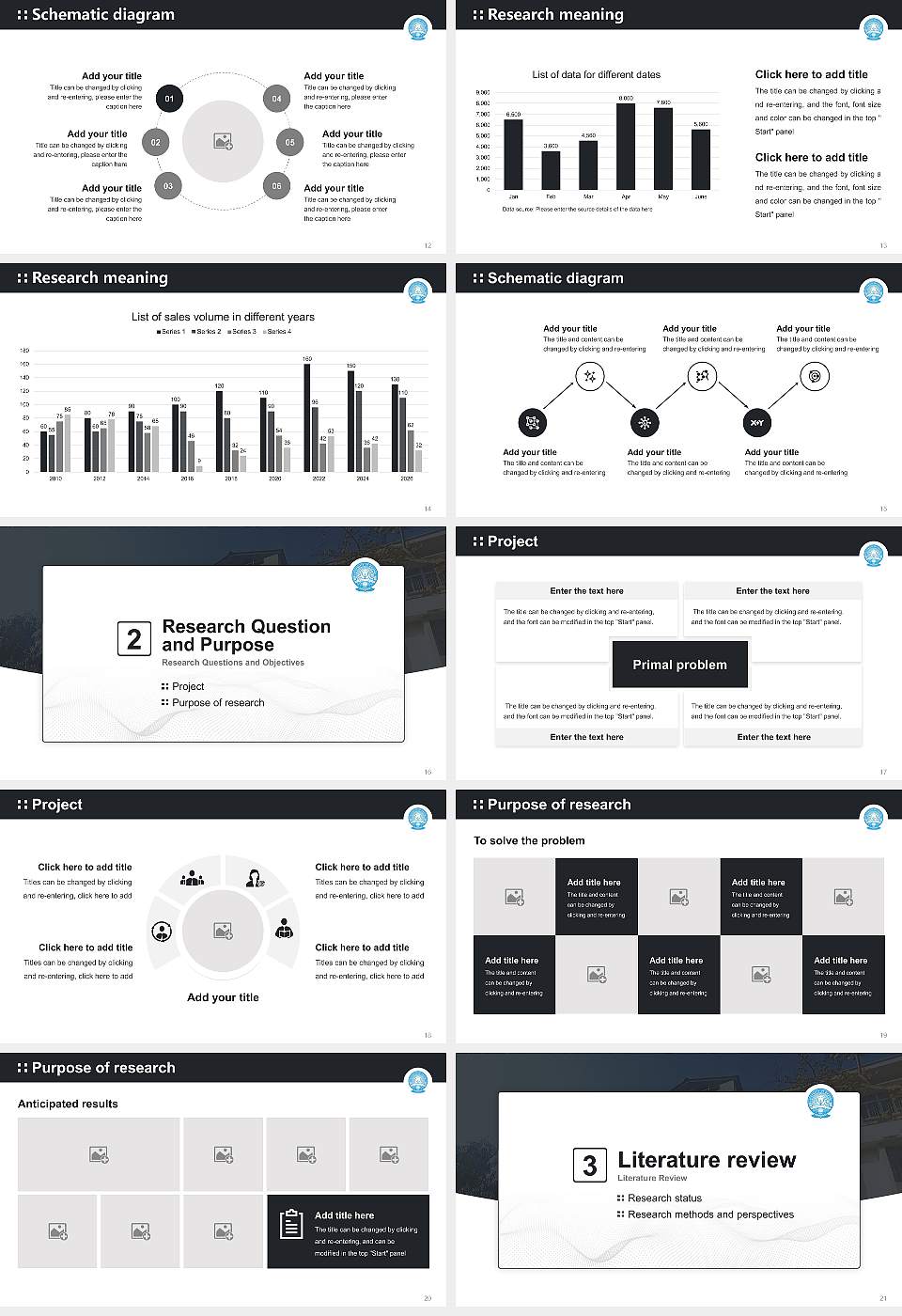 Gauhati University Graduation Thesis Defense PPT Template16:9 ratio PPT effect preview image3