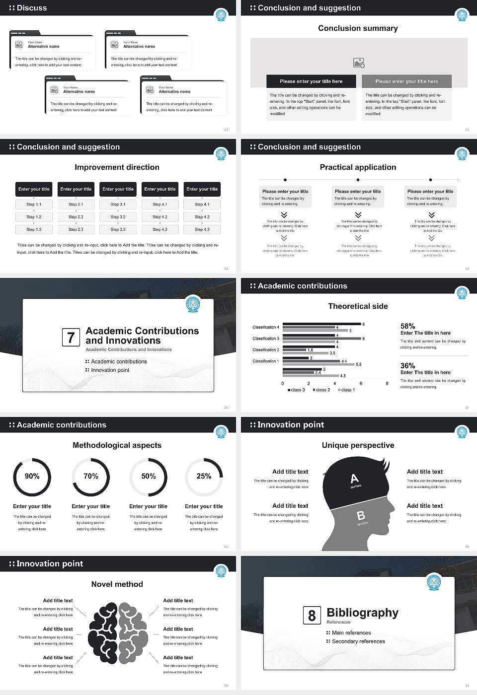 Gauhati University Graduation Thesis Defense PPT Template16:9 ratio PPT effect preview image6