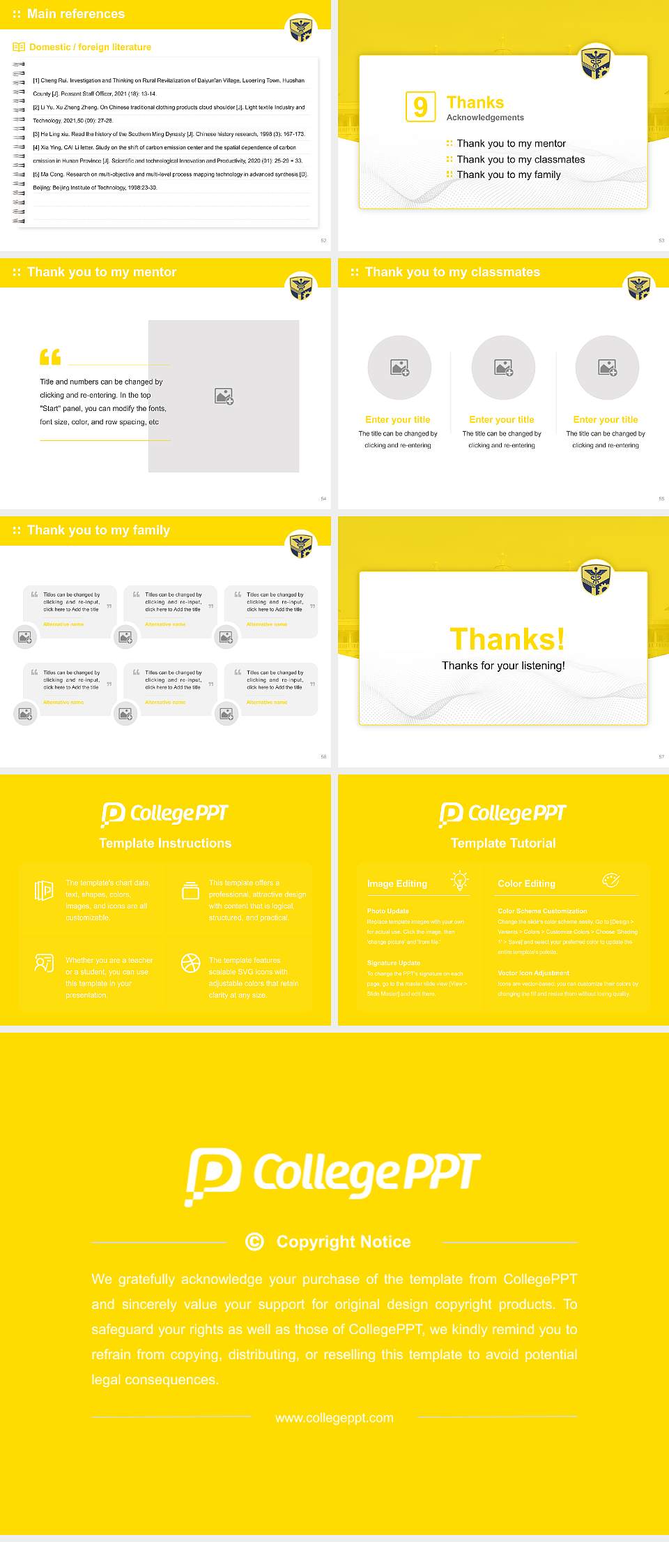 Datta Meghe Institute of Higher Education & Research Graduation Thesis Defense PPT Template4:3 ratio PPT effect preview image7