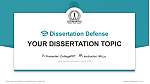 Indian Institute of Science Disputation Powerpoint Vorlage