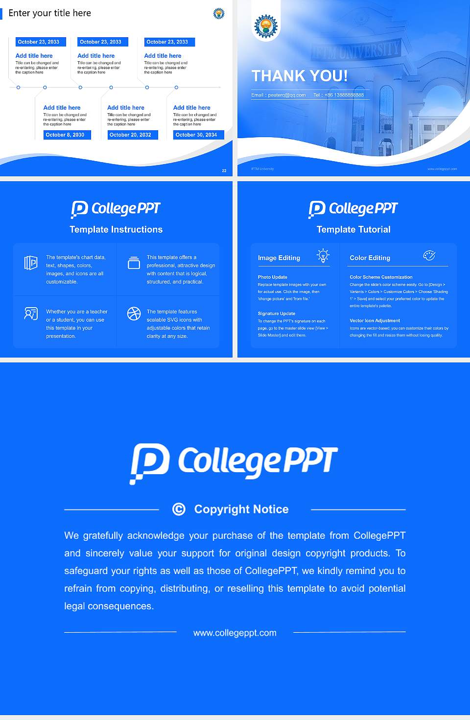 IFTM University Lecture Sharing and Networking Event PPT Template4:3 ratio PPT effect preview image4
