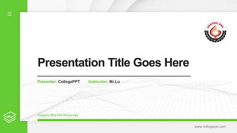 Graphic Era Hill University Thesis Proposal/Graduation Defense PPT Template