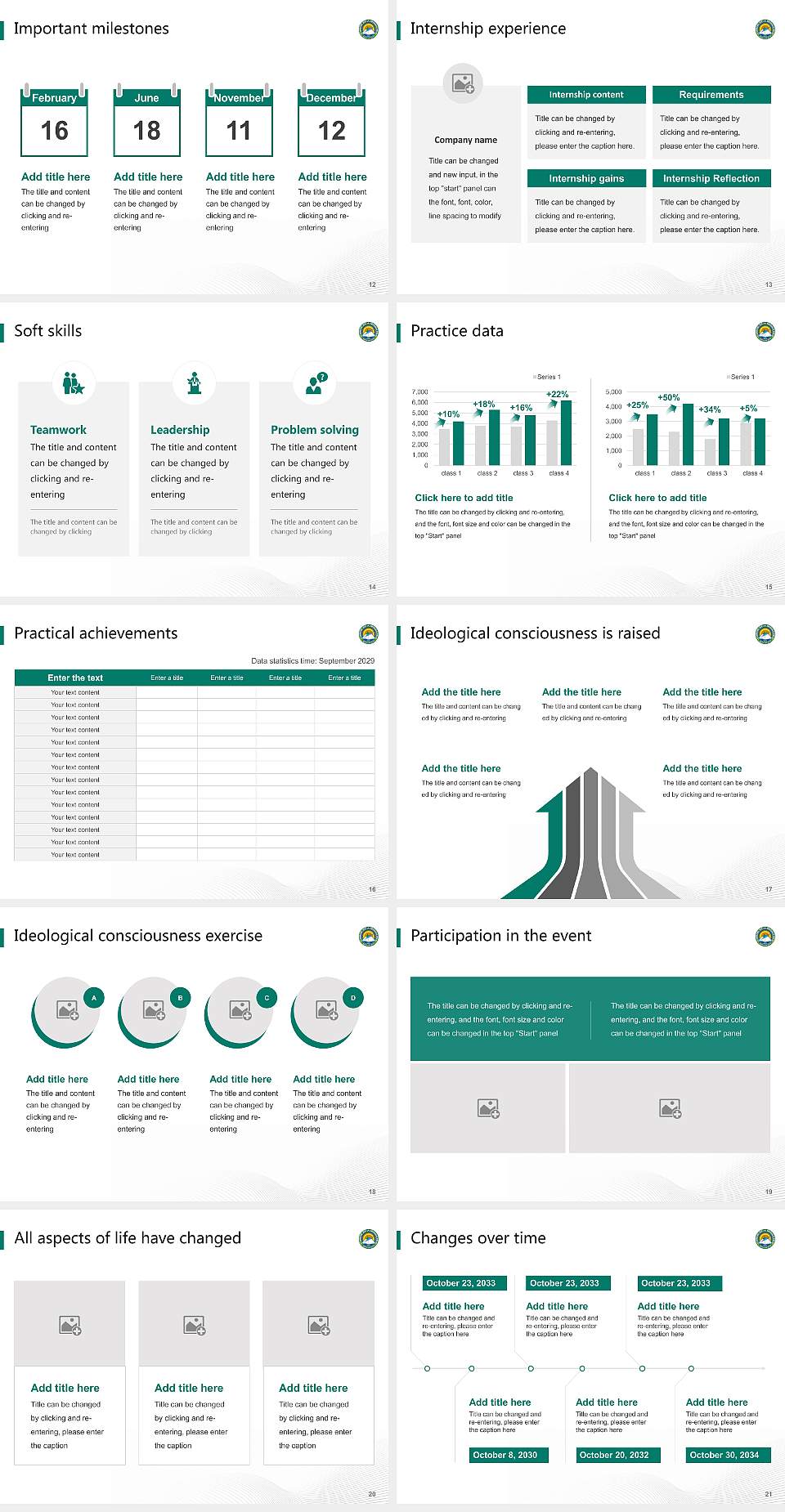 Chaudhary Devi Lal University National Scholarship Defense PPT Template4:3 ratio PPT effect preview image3