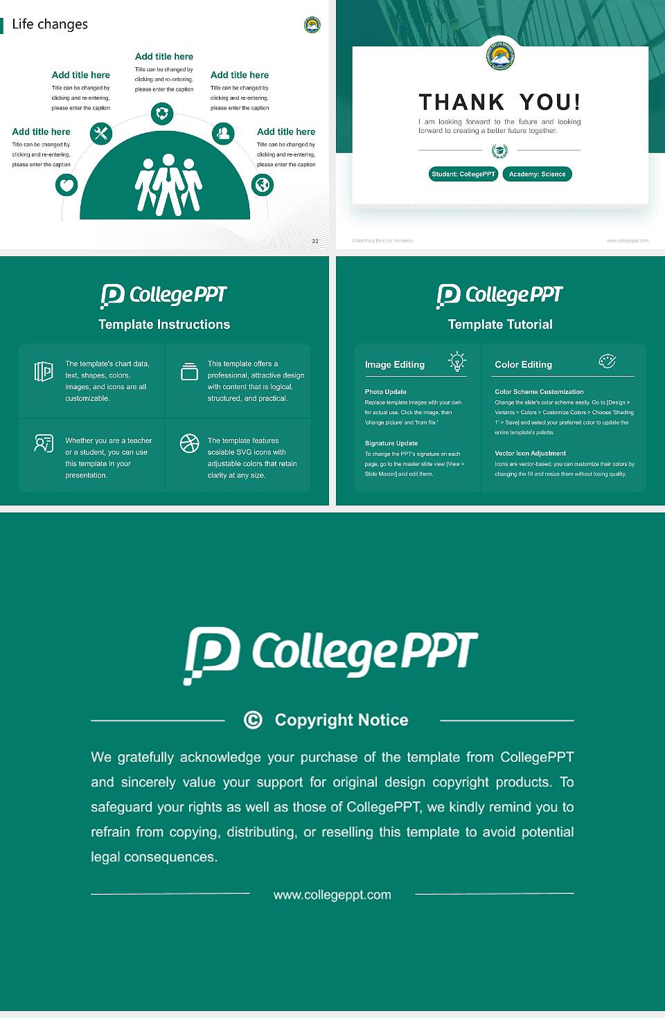 Chaudhary Devi Lal University National Scholarship Defense PPT Template4:3 ratio PPT effect preview image4