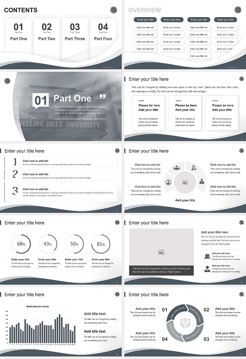 Darjeeling Hills University Lecture Sharing and Networking Event PPT Template16:9 ratio PPT effect preview image2