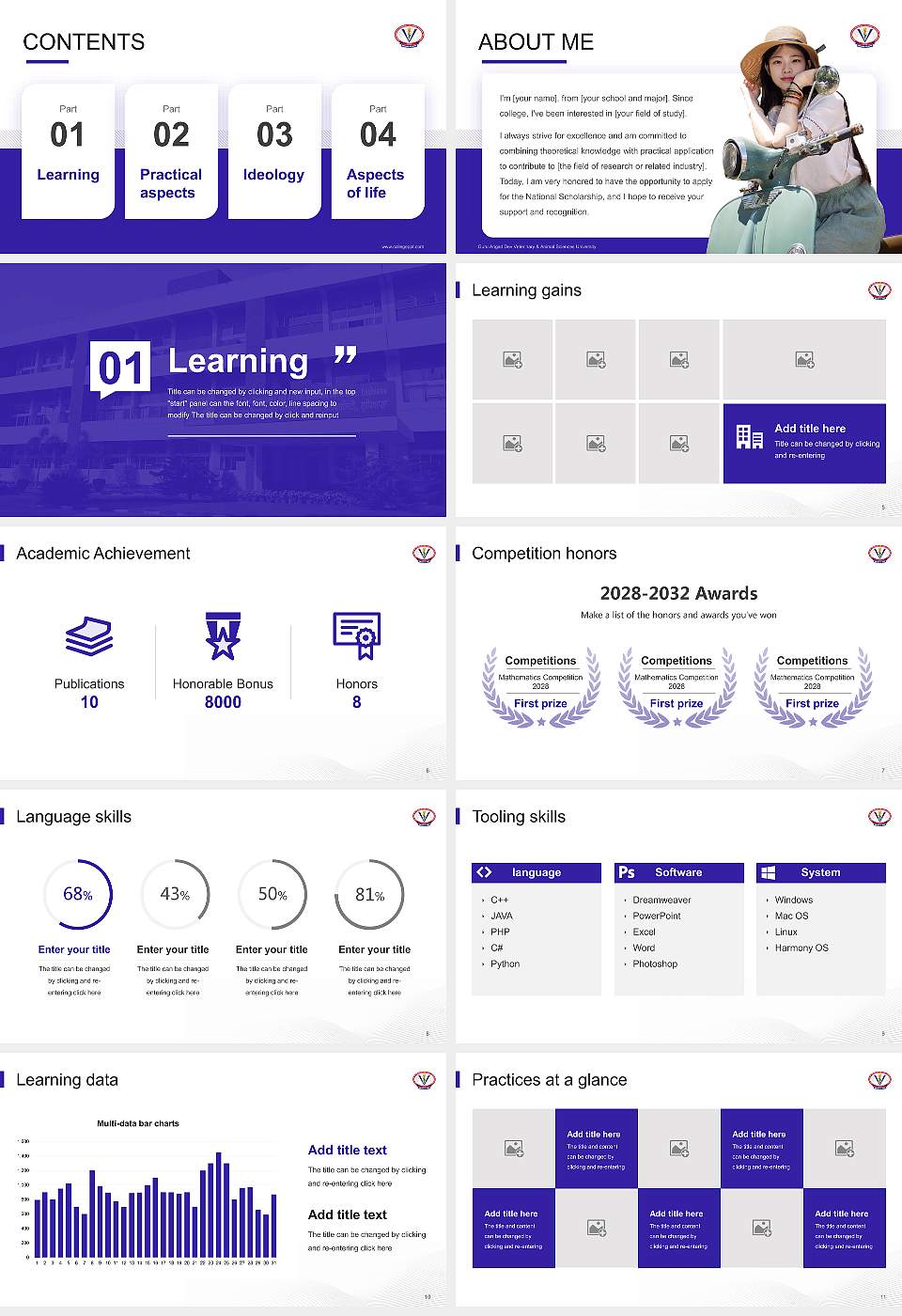 Guru Angad Dev Veterinary & Animal Sciences University National Scholarship Defense PPT Template16:9 ratio PPT effect preview image2