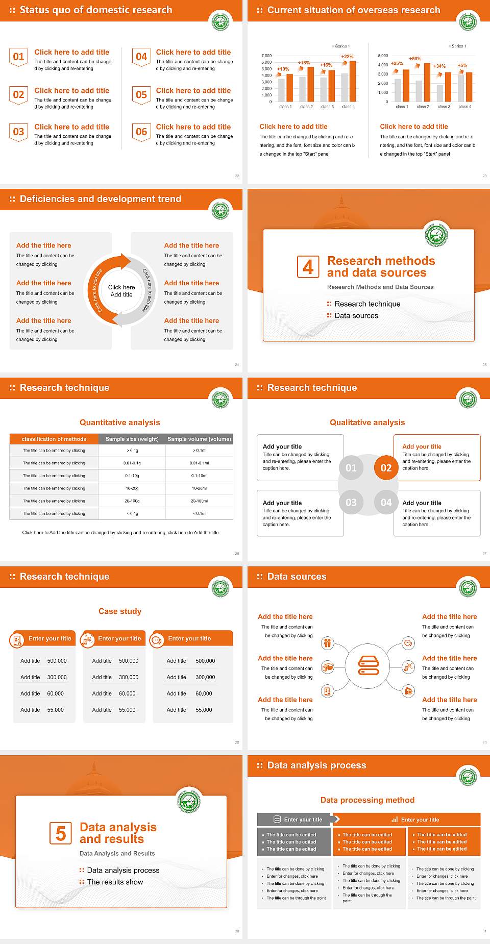 Chandra Shekhar Azad University of Agriculture & Technology Graduation Thesis Defense PPT Template4:3 ratio PPT effect preview image4