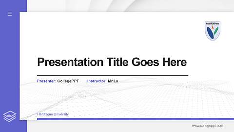 Hanazono University Thesis Proposal/Graduation Defense PPT Template