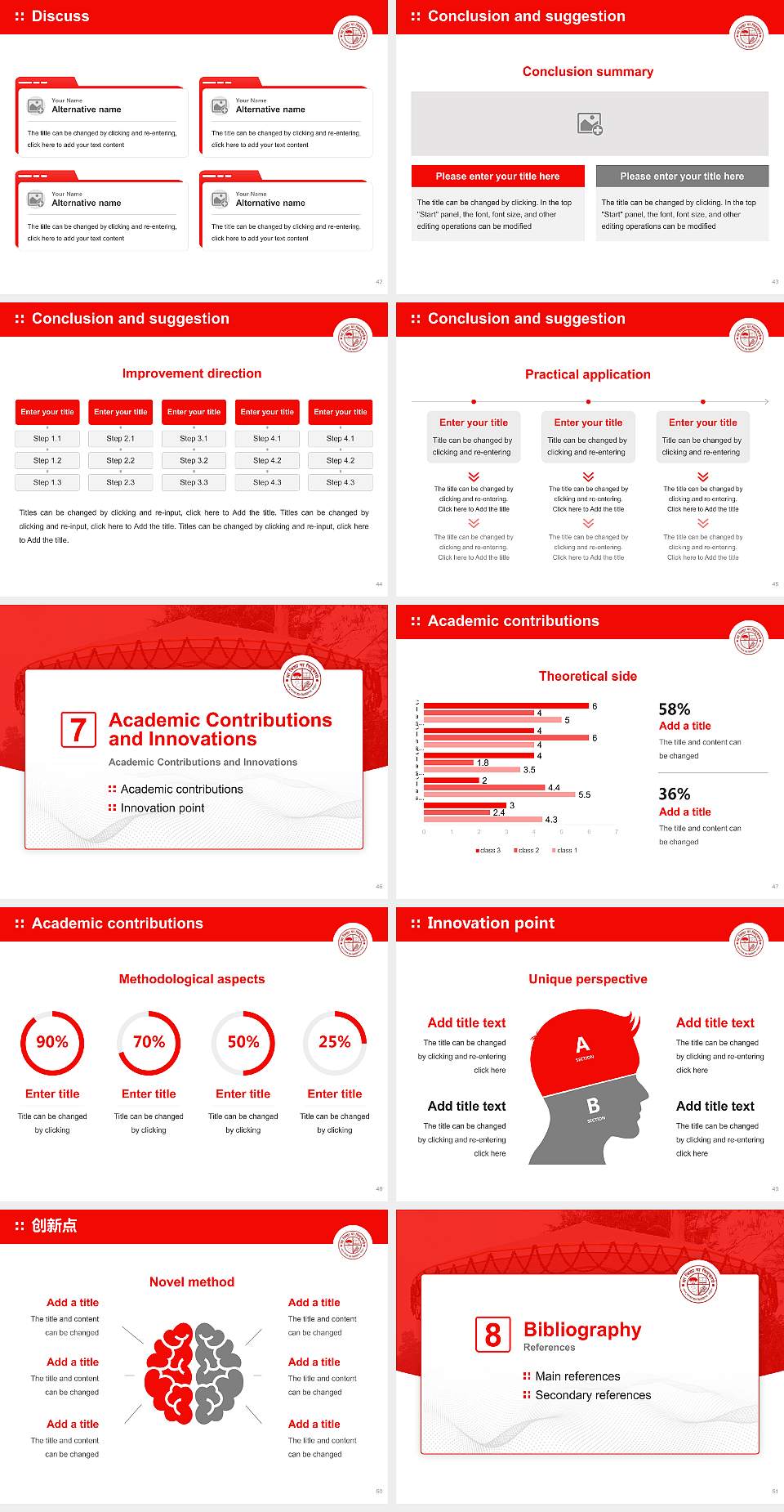 Bhupendra Narayan Mandal University Graduation Thesis Defense PPT Template4:3 ratio PPT effect preview image6