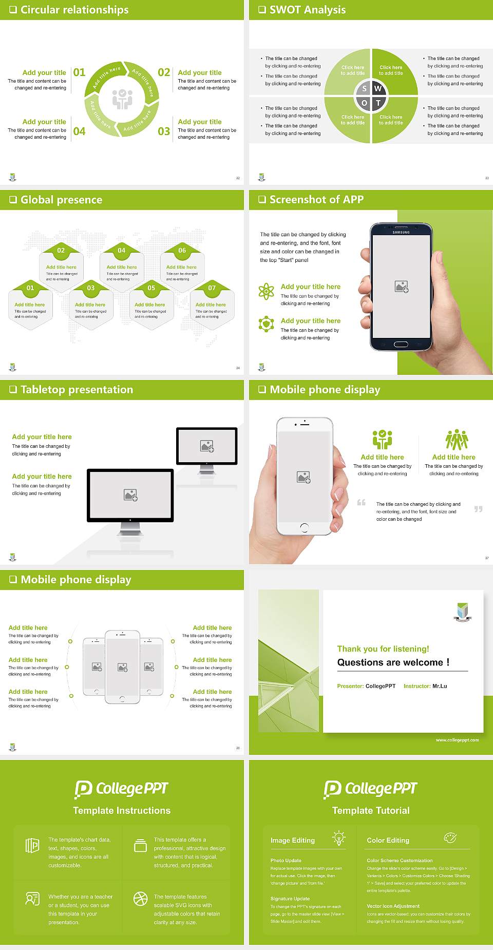 Yenepoya University General Purpose PPT Template4:3 ratio PPT effect preview image5