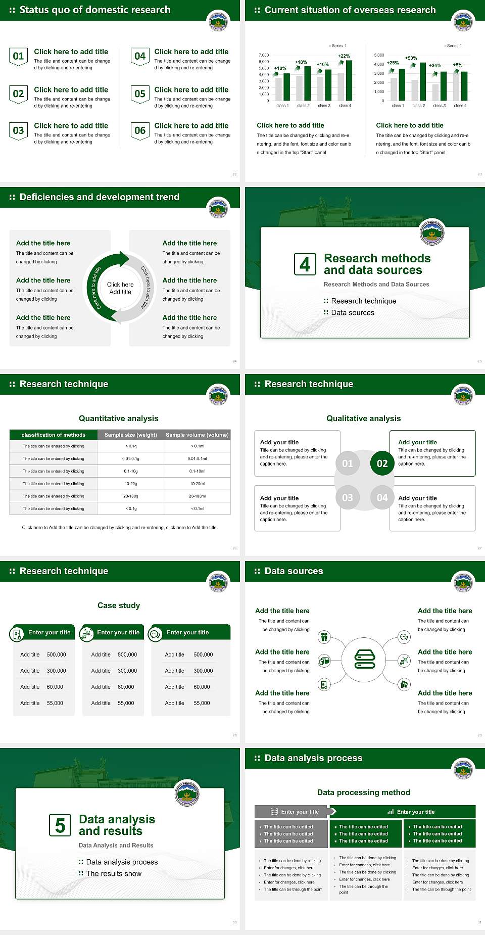 Himachal Pradesh University Graduation Thesis Defense PPT Template4:3 ratio PPT effect preview image4
