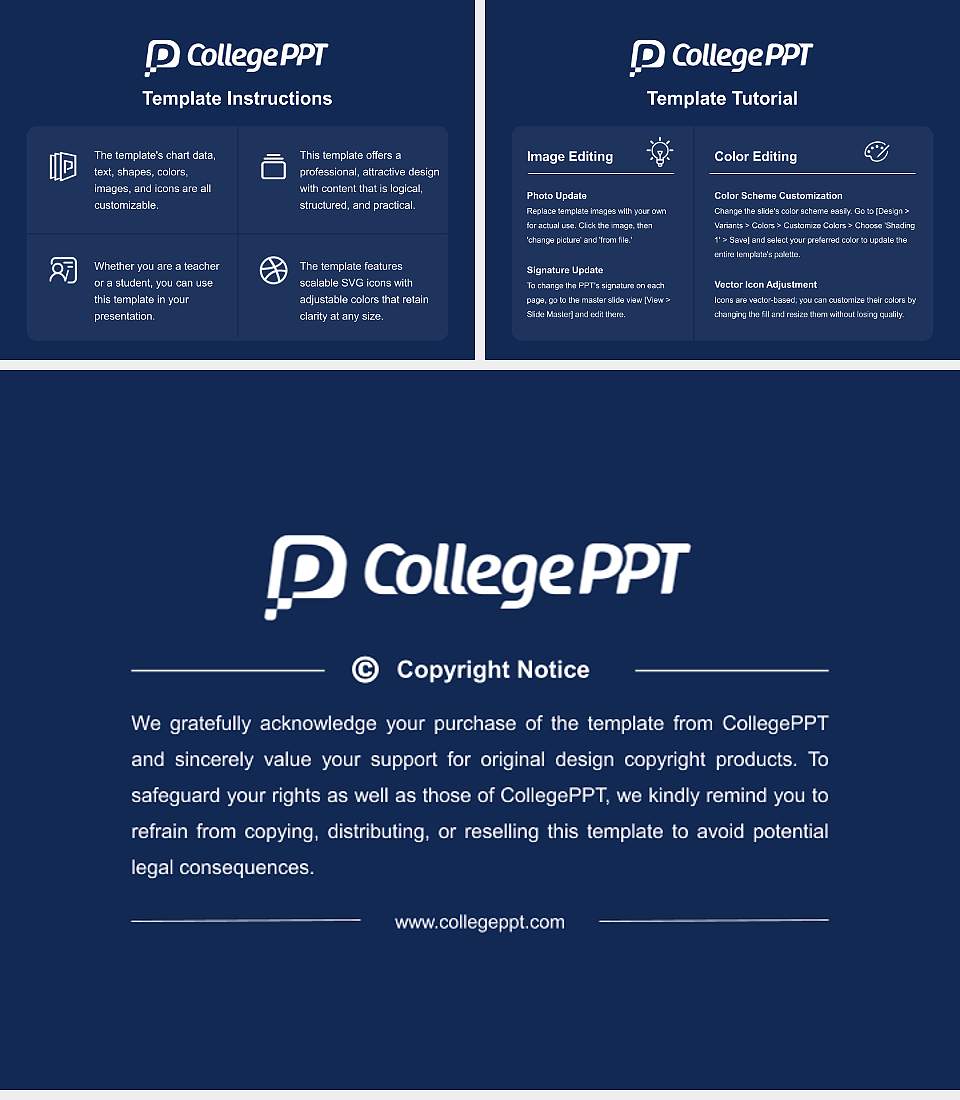 Presbyterian College and Theological Seminary Academic Presentation/Research Findings Report PPT Template4:3 ratio PPT effect preview image5