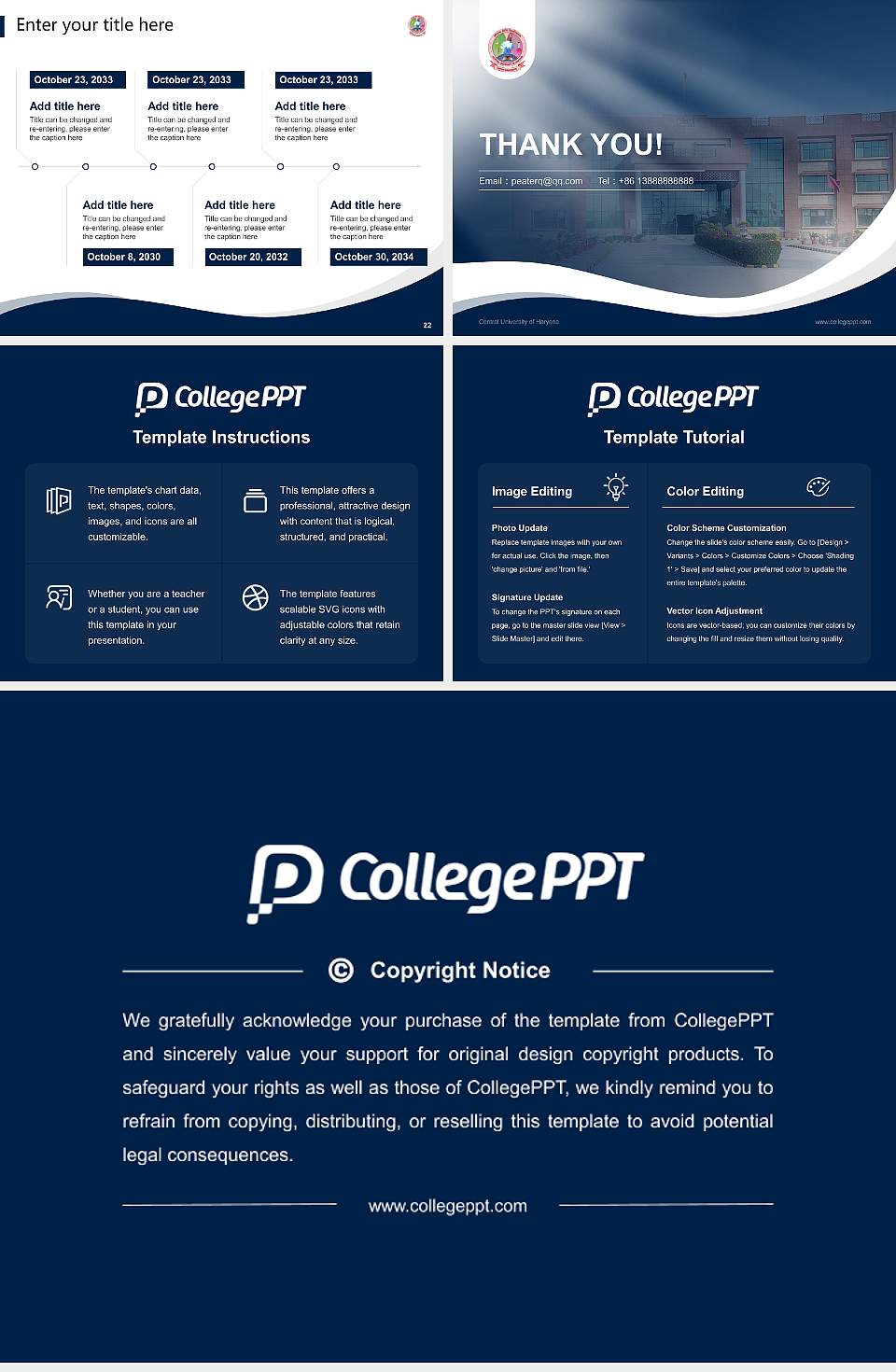 Central University of Haryana Lecture Sharing and Networking Event PPT Template4:3 ratio PPT effect preview image4