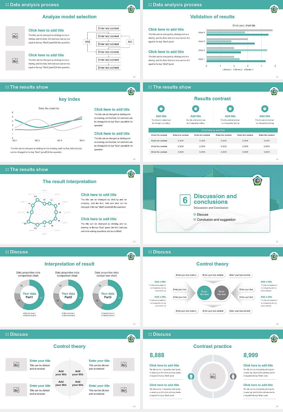 Guru Jambeshwar University of Science and Technology Graduation Thesis Defense PPT Template16:9 ratio PPT effect preview image5