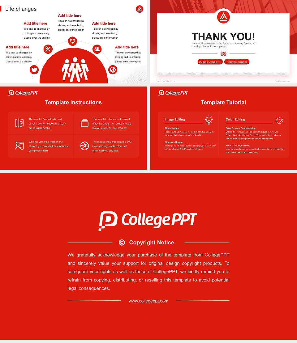 Academy of Art University National Scholarship Defense PPT Template16:9 ratio PPT effect preview image4