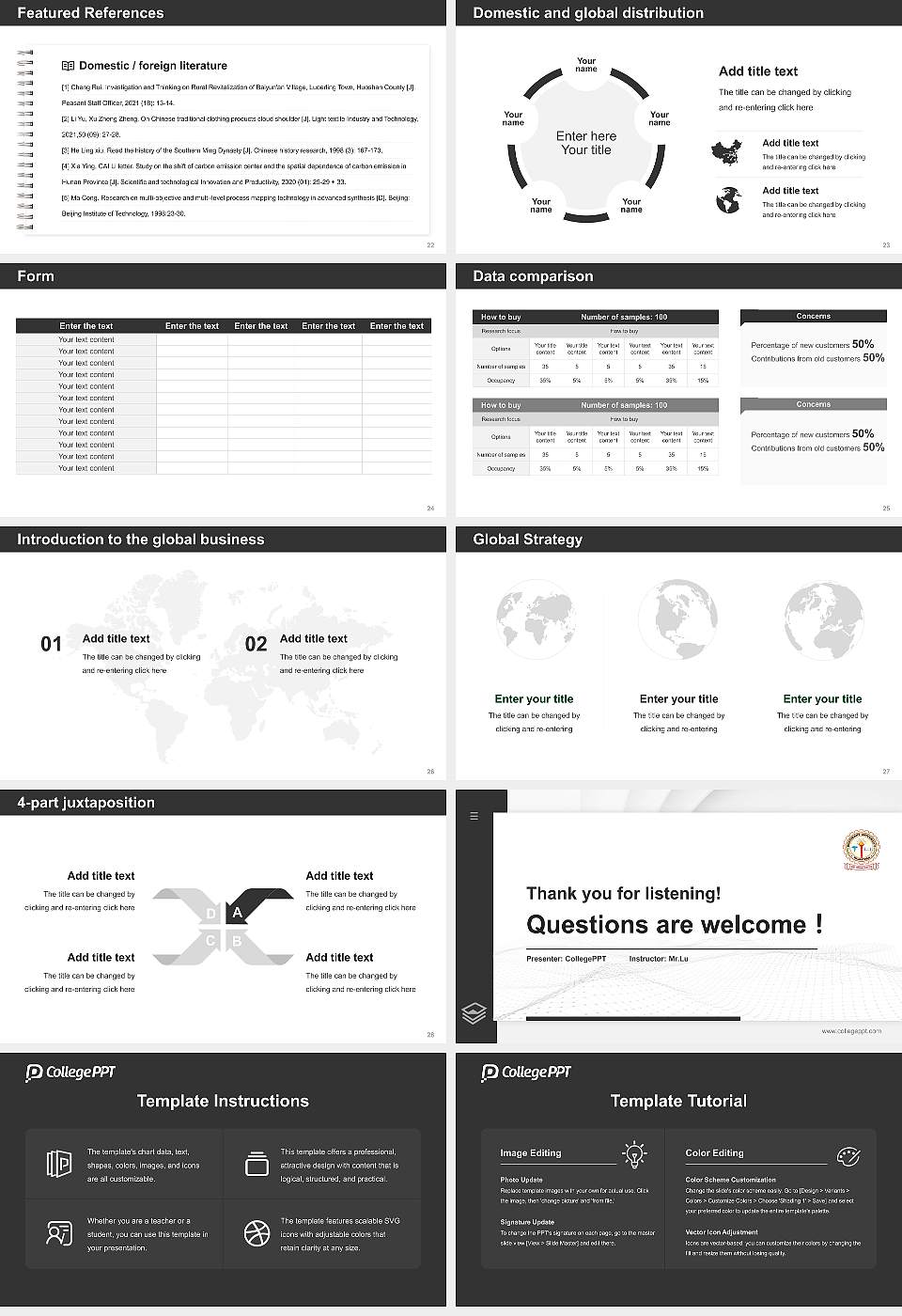 Bhagwant University Thesis Proposal/Graduation Defense PPT Template16:9 ratio PPT effect preview image4