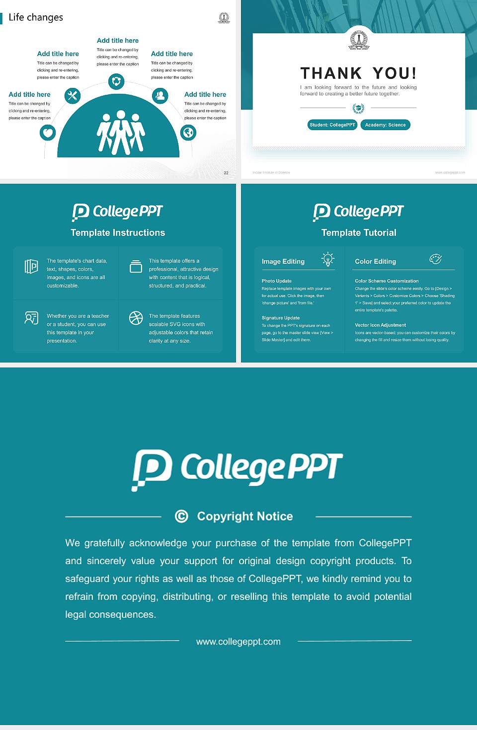 Indian Institute of Science National Scholarship Defense PPT Template4:3 ratio PPT effect preview image4