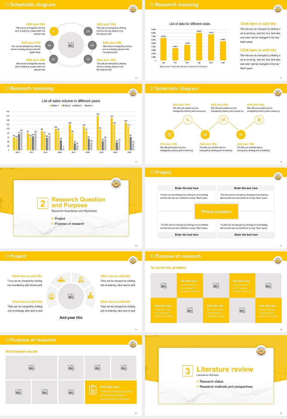 Himalayan University Graduation Thesis Defense PPT Template16:9 ratio PPT effect preview image3