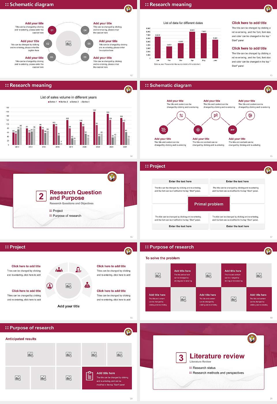 American College of Acupuncture and Oriental Med Graduation Thesis Defense PPT Template16:9 ratio PPT effect preview image3
