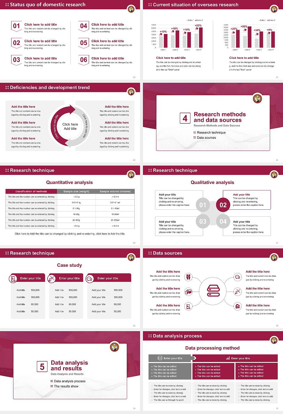 American College of Acupuncture and Oriental Med Graduation Thesis Defense PPT Template16:9 ratio PPT effect preview image4