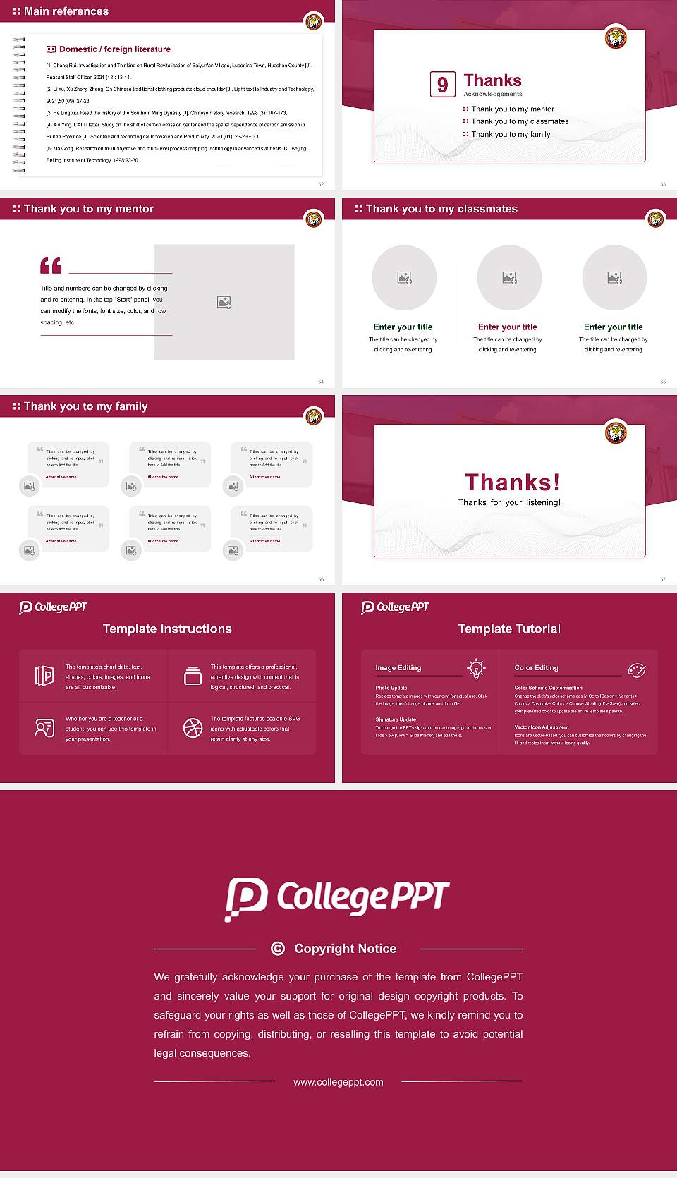 American College of Acupuncture and Oriental Med Graduation Thesis Defense PPT Template16:9 ratio PPT effect preview image7