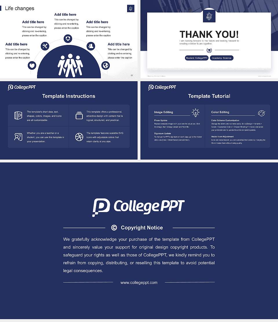 Allegheny Wesleyan College National Scholarship Defense PPT Template16:9 ratio PPT effect preview image4