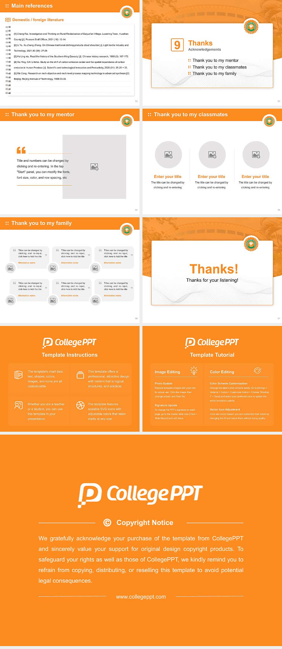 Hindustan Institute of Technology and Science Graduation Thesis Defense PPT Template4:3 ratio PPT effect preview image7