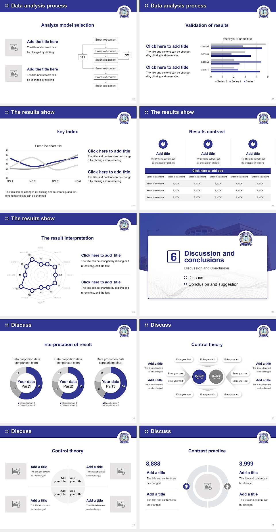 Dr. B.R. Ambedkar National Law University Graduation Thesis Defense PPT Template4:3 ratio PPT effect preview image5